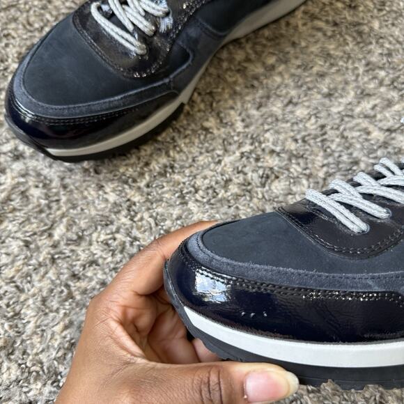 Paul Green Spunky Sneakers Shoe Navy Blue Suede Lace Up UK 7 US 9.5 NEW READ - Picture 12 of 12